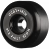 Mini Logo | 95A 52mm Skateboard Wheels A-cut 4pk, Black