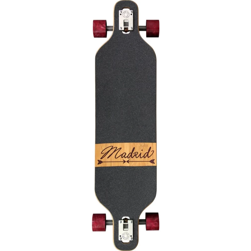 Madrid Dream 39" Indie Bamboo Drop-Thru Longboard COMPLETE - Image 2