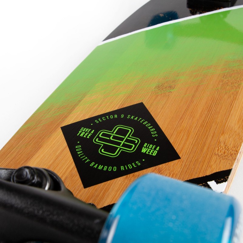 Zag Bambino Sector 9 Bamboo Cruiser Skateboard COMPLETE - Image 3