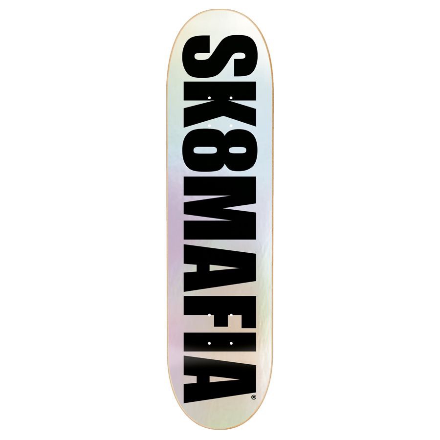 8.25" Skateboards OG Logo- Chrome DECK - Deckadence Board Shoppe