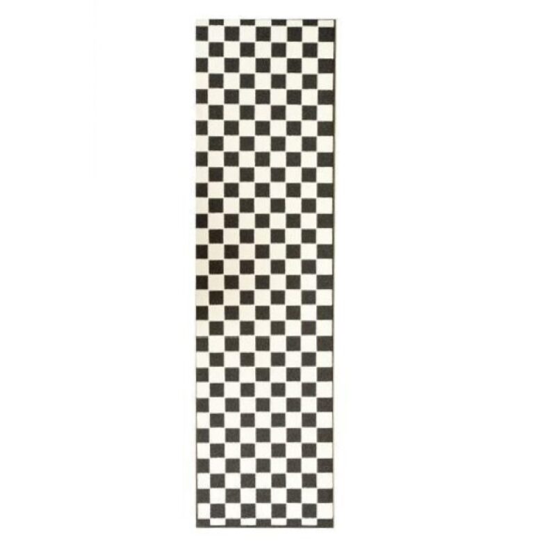 Black Diamond Skateboard Grip Tape Sheet White Checkers 9" x 33" Griptape 