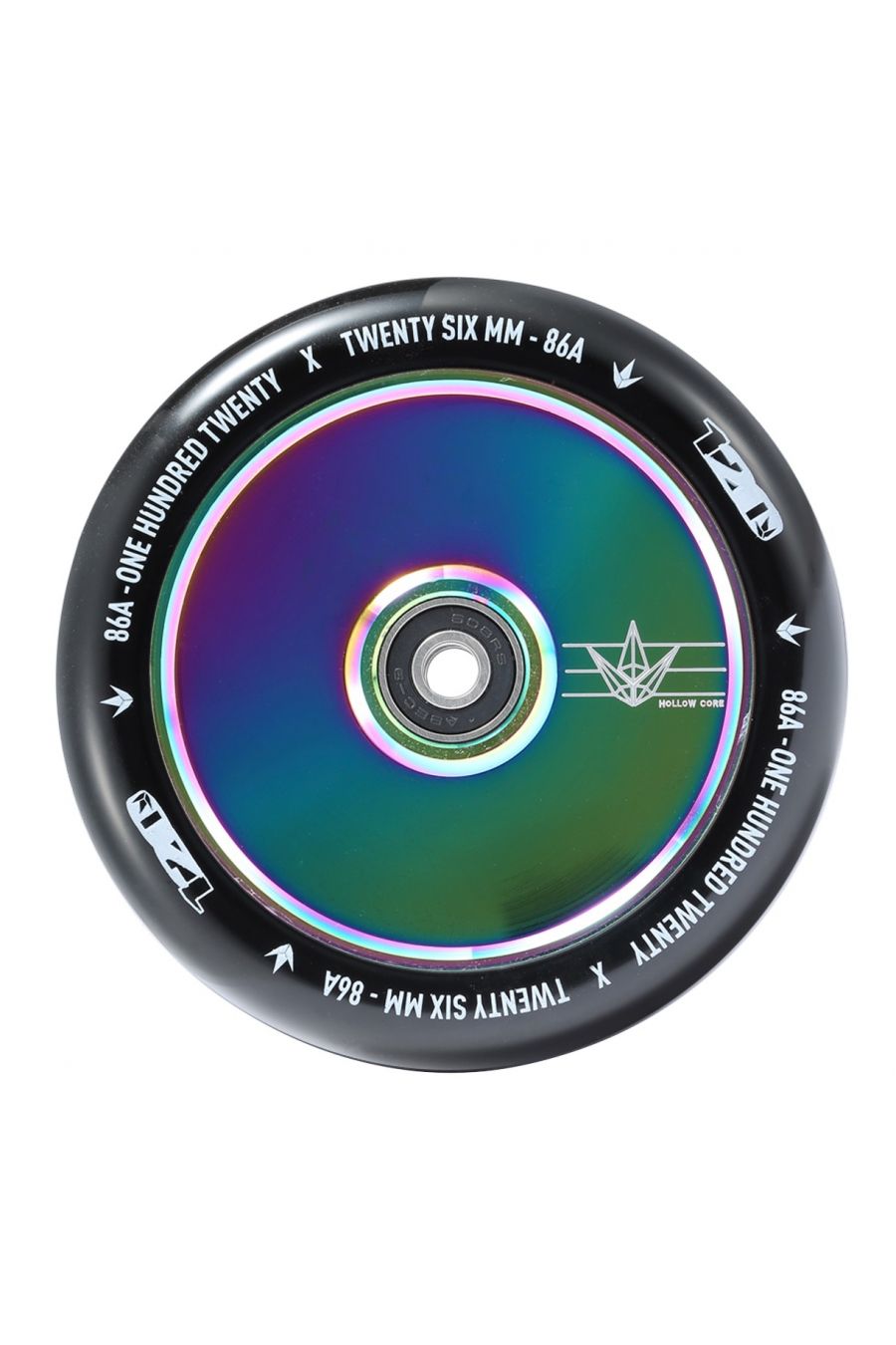 Classic Blunt Envy 120mm Hollow Hologram Scooter Wheel 