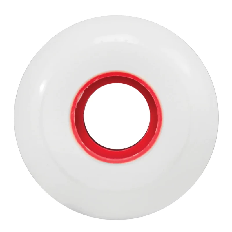 54mm 86a Ricta Skateboard Wheels- Cored Clouds Red - Image 3