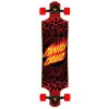 40"x 10" Santa Cruz Skateboards Flame Dot Drop Down Cruiser