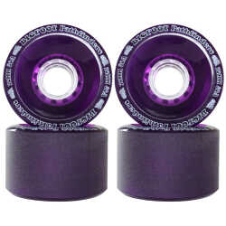 Set of 4 Bigfoot Wheels, 53mm 85a, soft street skateboard wheels for smooth cruising