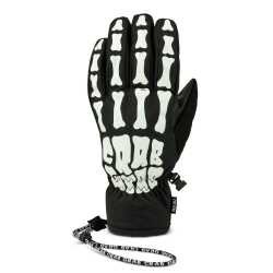 Crab Grab Bones Gloves in The Five design with waterproof shell and grippy PU palm.