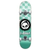 7.375" x 29.8" Blind Checkered Reaper Youth First Push Soft Wheels Mini Skateboard- Teal
