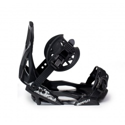 M8trix | Snowboard Bindings- 711, Black.