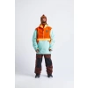Airblaster Trenchover Jacket Men's Snowboard and Ski Jacket- Aqua Fire, XL - Image 2