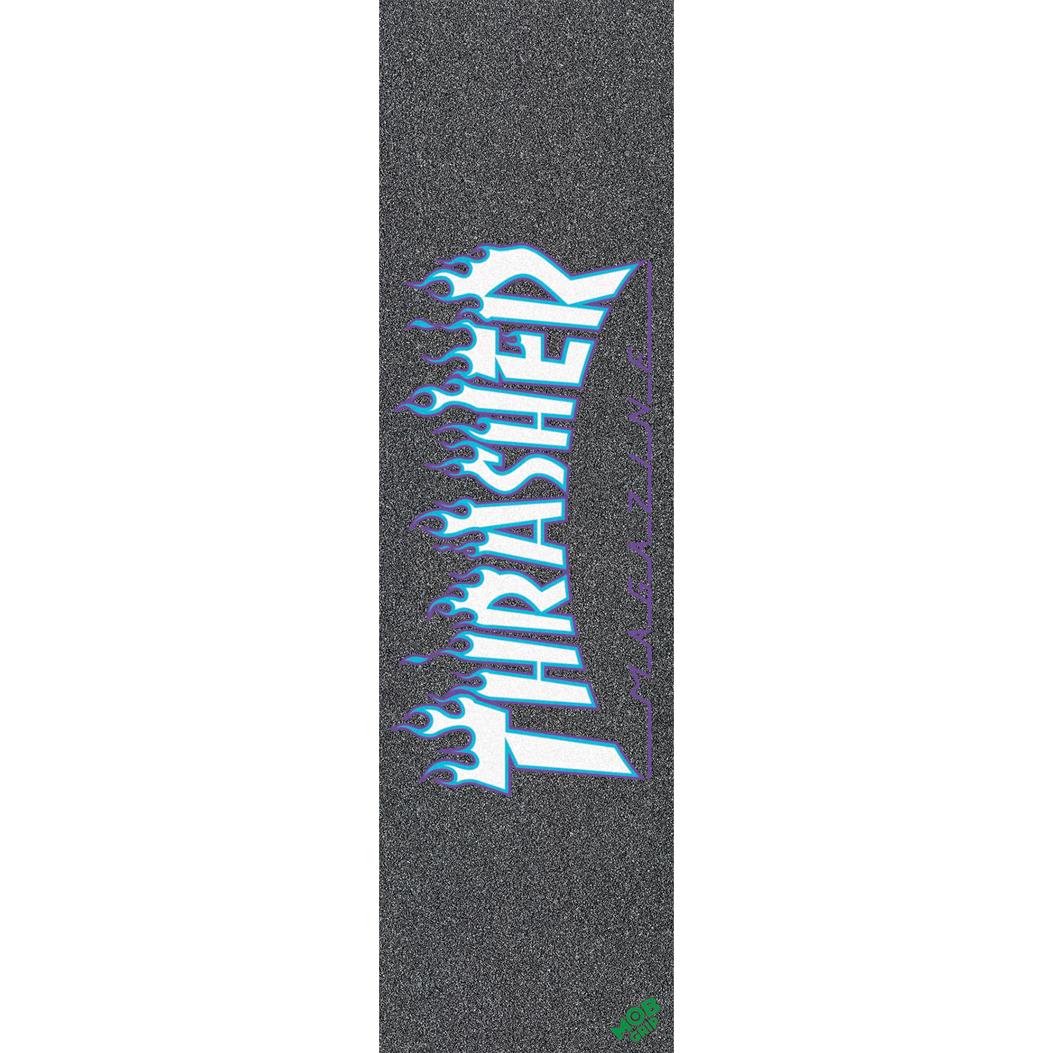 Mob Skateboard Griptape Thrasher Flame Logo Grip Tape Sheet 9" x 33" 