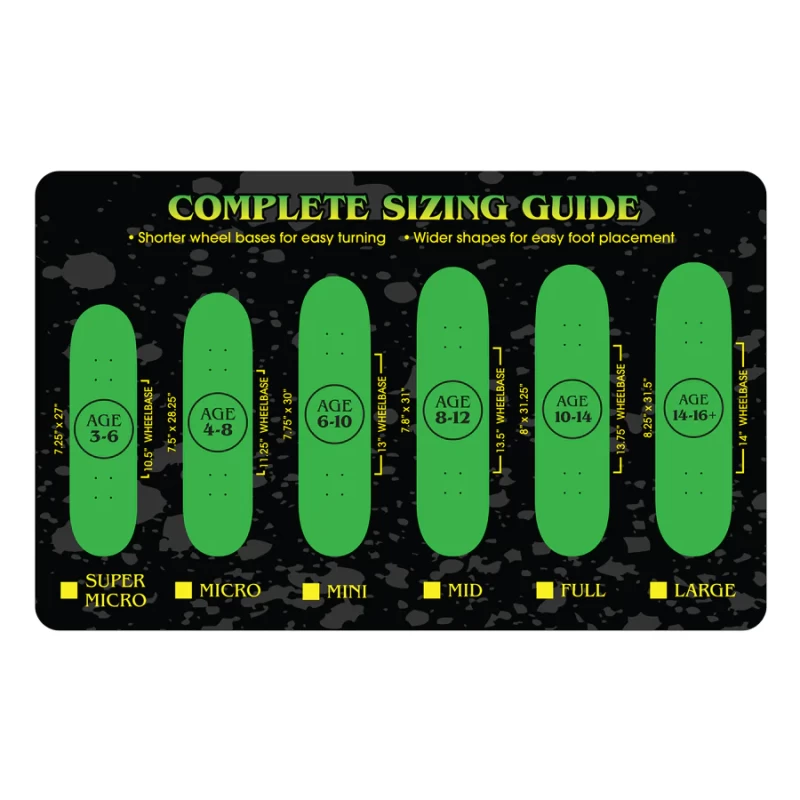 7.5" x 28.25″ Creature Complete Mini Skateboard- Ripped Logo - Image 2