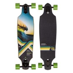 Sector 9 Roundhouse Longboard Deck, featuring a unique graphic design