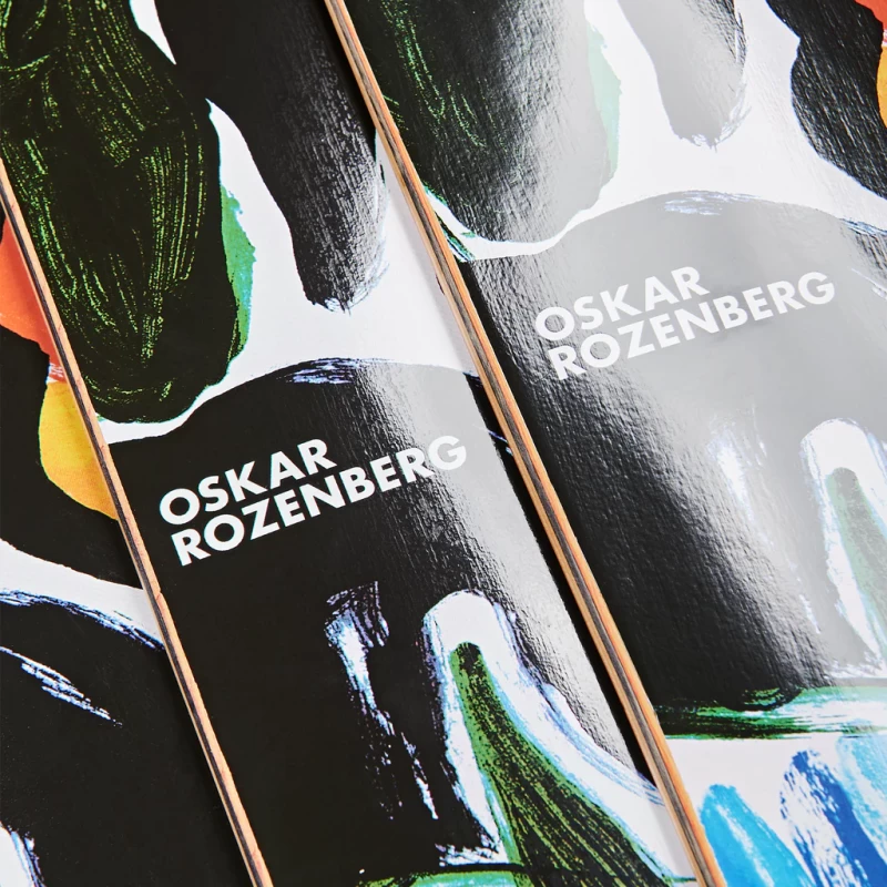 8.0" Polar Skateboards- Oskar Rozenberg Facescape DECK - Image 2