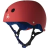 Triple 8 Sweatsaver Skate Helmet- United Red Rubber, Size Medium