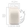 Spitfire Formula Four 101D Lock Ins Skateboard Wheels, Natural (Set of 4) - Image 3