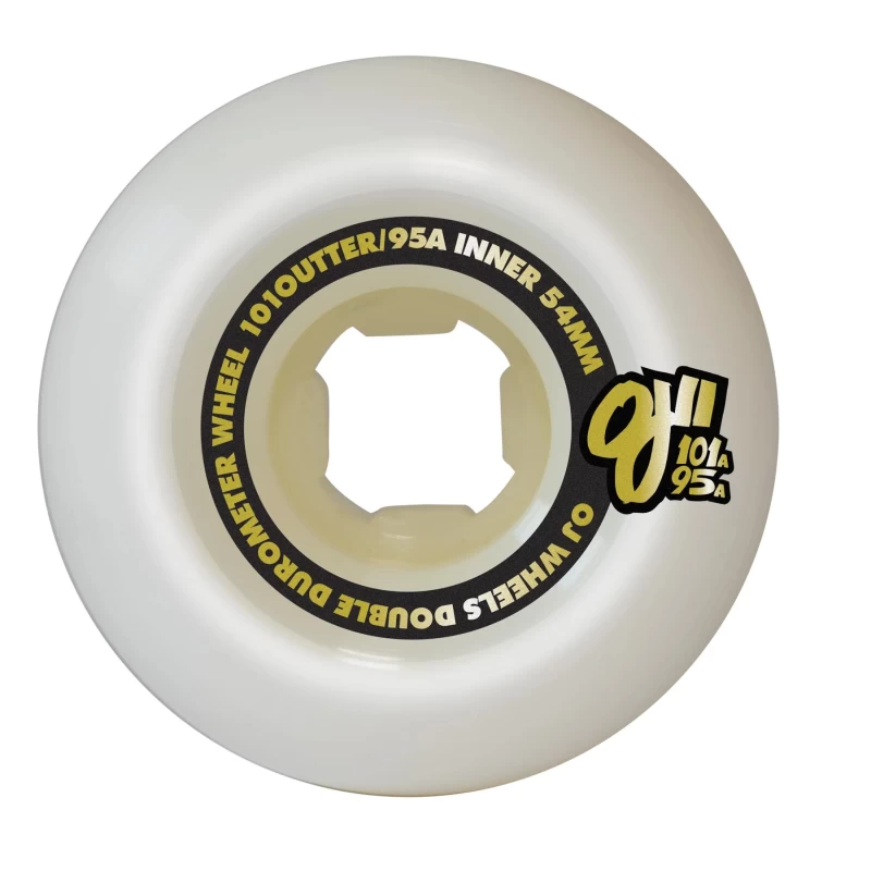 54mm 101a/95a OJ Skateboard Wheels- Double Duro Erick Winkowski Dope Planet - Image 3