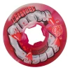 54mm 95a OJ Skateboard Wheels- Curbsuckers Bloodsucker, Transparent Red and Clear Swirl