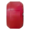 54mm 95a OJ Skateboard Wheels- Curbsuckers Bloodsucker, Transparent Red and Clear Swirl - Image 2