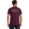 Deckadence Board Shoppe | MMXI Short Sleeved T-Shirt, Maroon