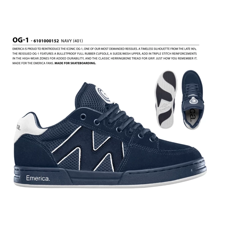 Emerica | The ReIssued OG-1, Navy - Image 5