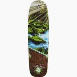 Sector 9 Cascade Cruiser Skateboard custom complete with surf-inspired shape and natural wood finish