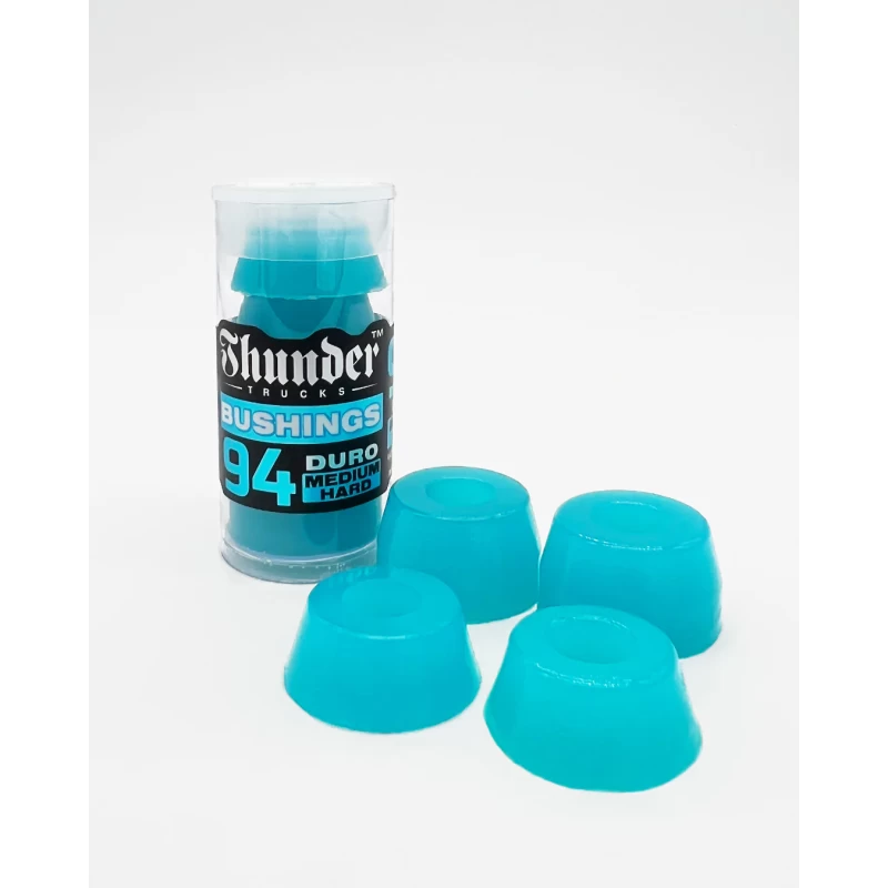 Thunder Trucks | 94a Medium Hard Bushings, Clear Blue