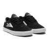 Lakai Cambridge Kids Black/White Suede Skate Shoe