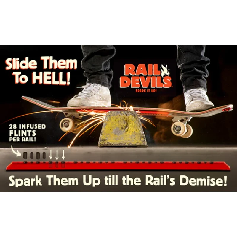 Tail Devil | Rail Devils Sparking Skateboard Rails - Image 6