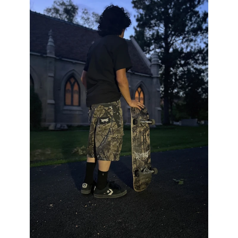 Deckadence | Heavy Metal Cargo Shorts, Tree Camoflauge - Image 4