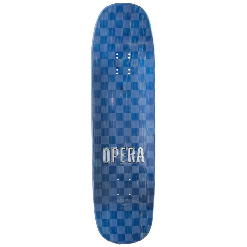 Blue Opera Skateboard Deck checker top sheet