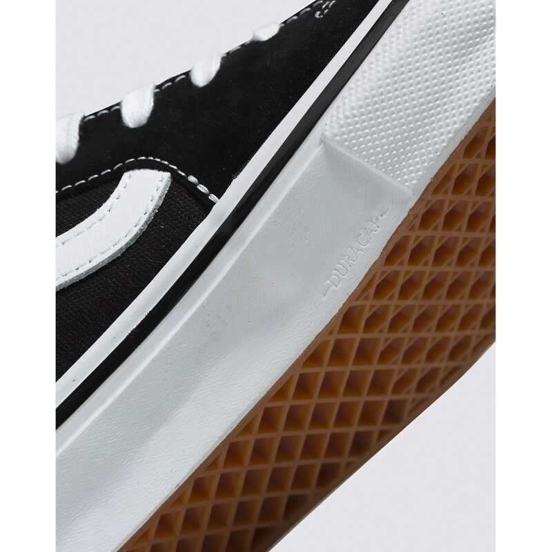 Black and White Old School high top skateboard shoes