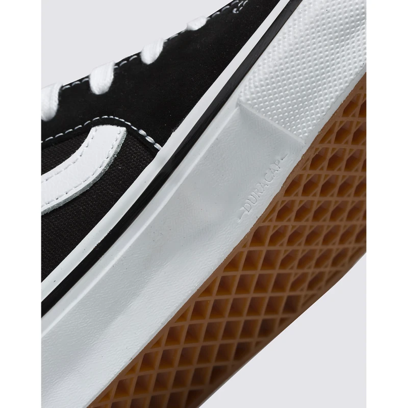Black and White Old School high top skateboard shoes