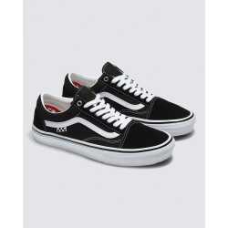 Black and White Old School low top skateboard shoes