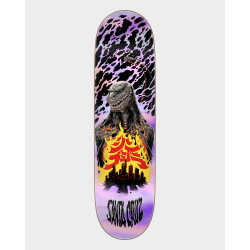 Santa Cruz Godzilla Shin Knox Firepit Skateboard Deck 8.5in x 32.2in with Godzilla-themed graphics