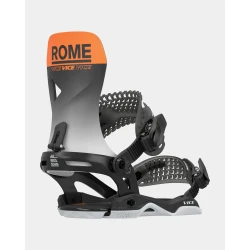 Rome Vice Snowboard Binding in Black and Orange