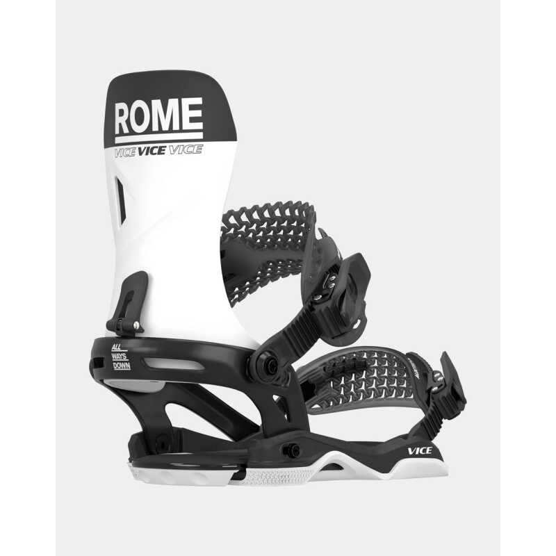 Rome Vice Snowboard Binding in White