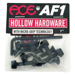 Ace Hollow Bolts - Lightweight, high-performance skateboard hardware with built-in micro-grippers.