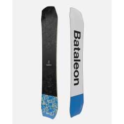 Bataleon Whatever 2025 snowboard, full front view showing directional twin shape and graphics.