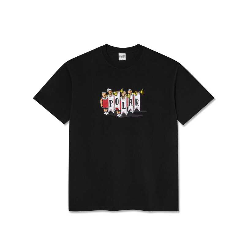 Polar Skateboards Trumpets Tee Black