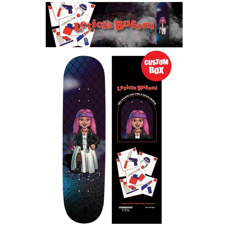 Thank You Skate Co. | Leticia Bufoni Signed Bride of Buddy Deck - Image 2