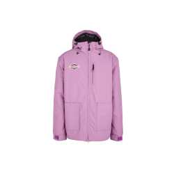 Airblaster Wrench Jacket in Grape color, featuring vintage workwear design and waterproof fabric.