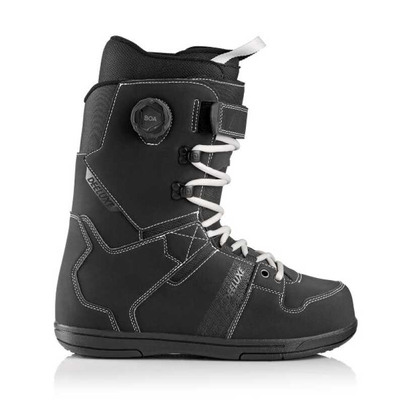 Deeluxe DNA Snowboard Boots - Essential Black, 4/10 Flex, BOA® Fit System