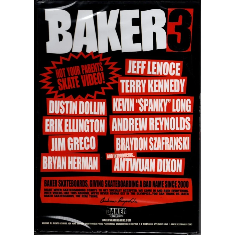 Baker Skateboards | Baker 3 DVD - Sealed - Image 2