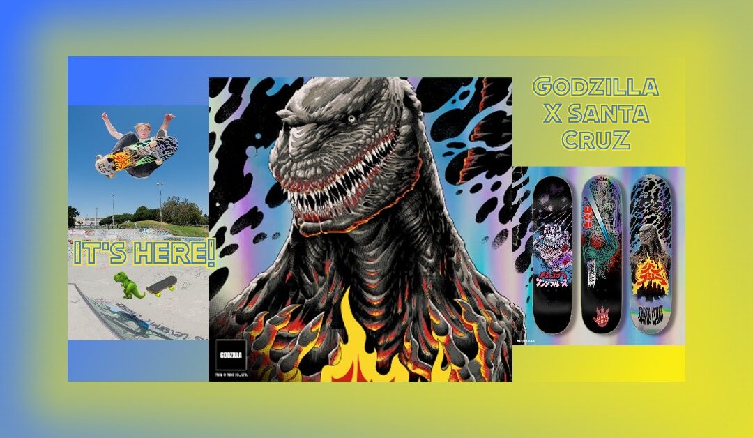 Godzilla Stomps Stomps The Landing: The Epic Santa Cruz Collab