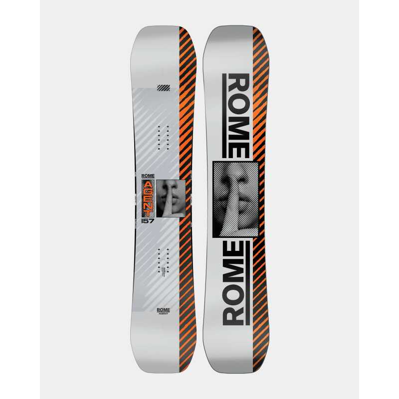 Rome Agent Snowboard, all-mountain snowboard, freestyle snowboard, park snowboard