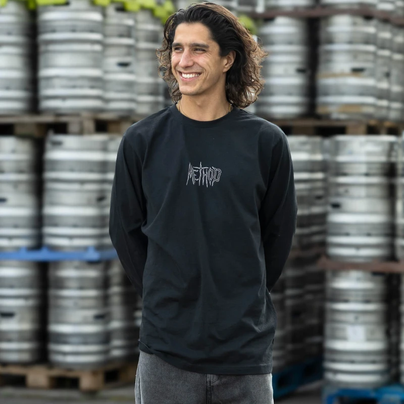 Method | Vortex Long Sleeve T-Shirt, Black - Image 2