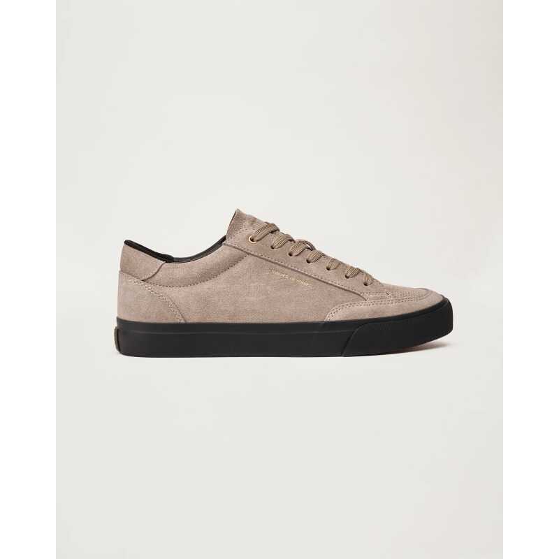 Hours is Yours DMC-1 suede skate shoe, a classic court-style design with a toe cap overlay