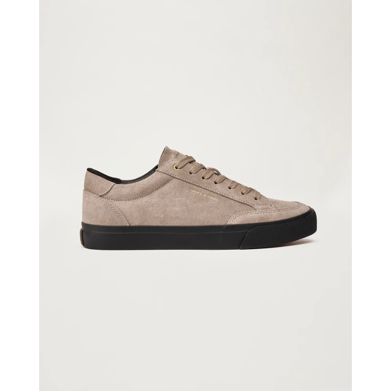 Hours is Yours DMC-1 suede skate shoe, a classic court-style design with a toe cap overlay