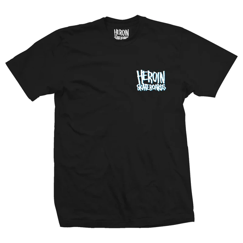 Heroin | Curb Killer Wide Boy- Black Tee - Image 2