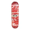 Hockey Shape 2 skateboard deck with a "War all over" graphic.